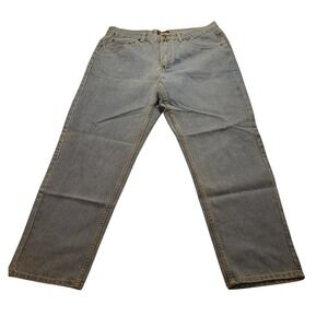 Cross & Winsor Relaxed Fit Jeans Mens 36x32 Light Wash Cotton Denim Pants NWOT